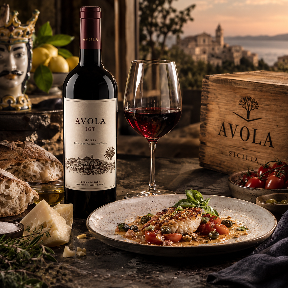 Avola IGT wine pairing