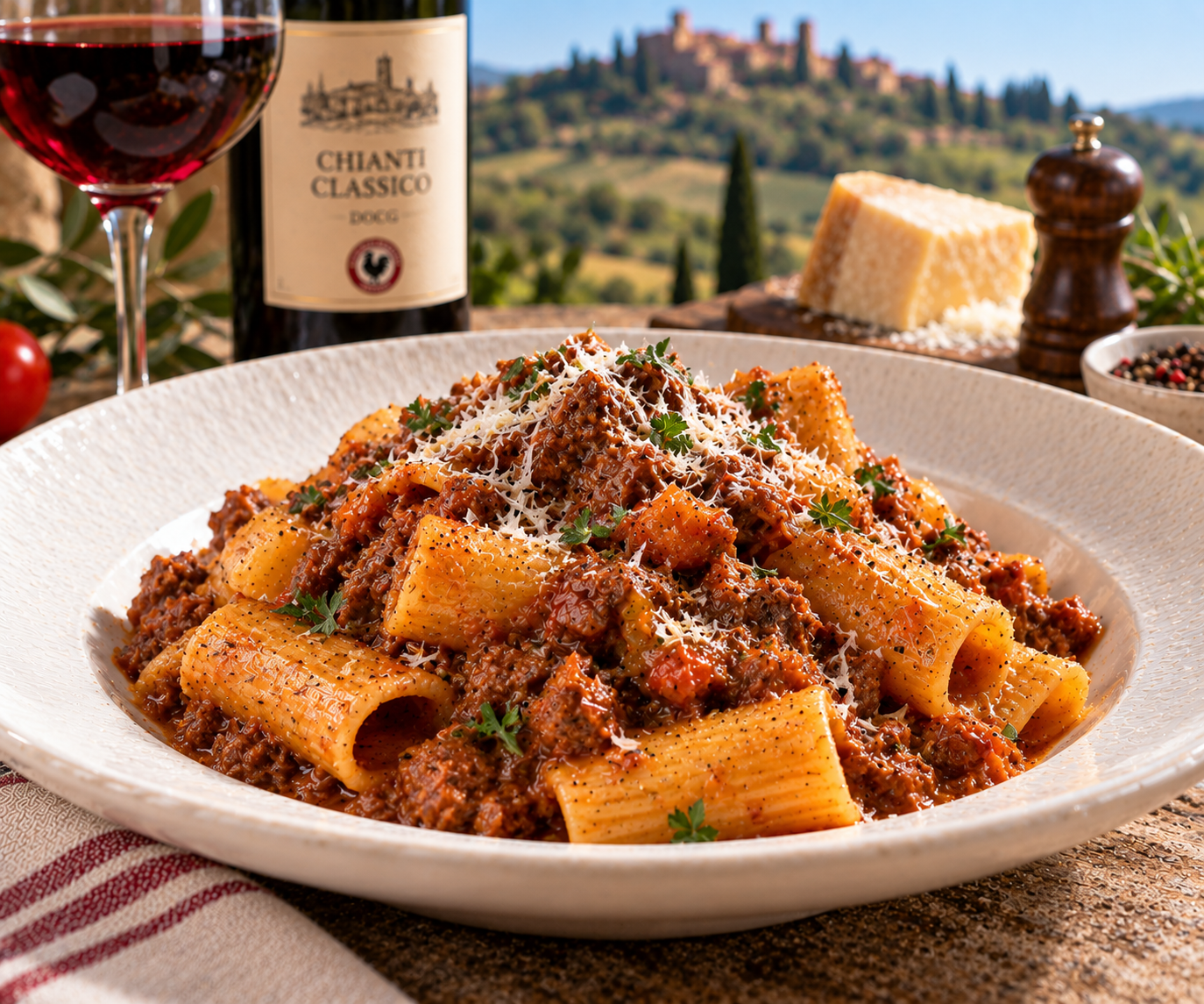 Rigatoni al Ragù Toscano