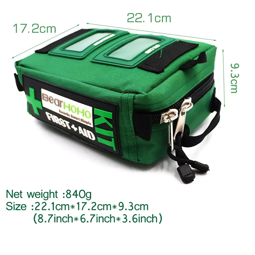 Thumbnail: First Aid Kit Bag 3 Section Handy Lightweight Emergency Medical Rescue Outdoors