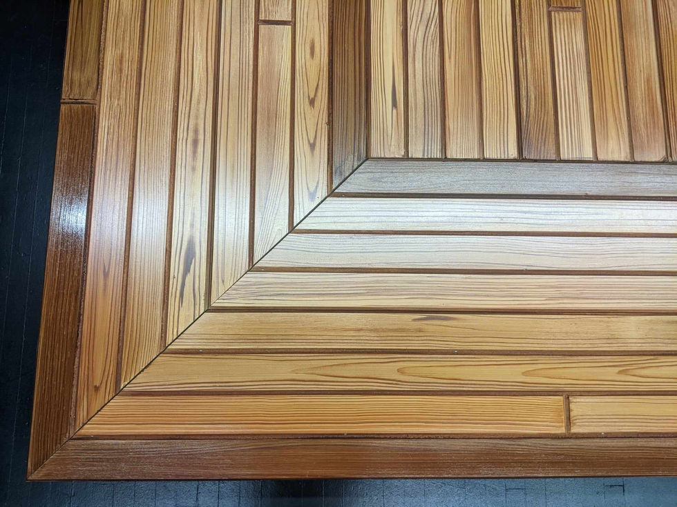 Finished floor close-up