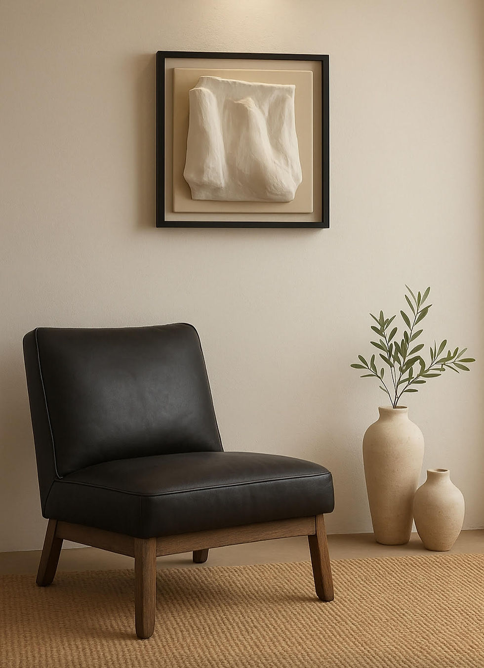 SERENIDAD: Escultura en 3D.  37x37 cm    C/M