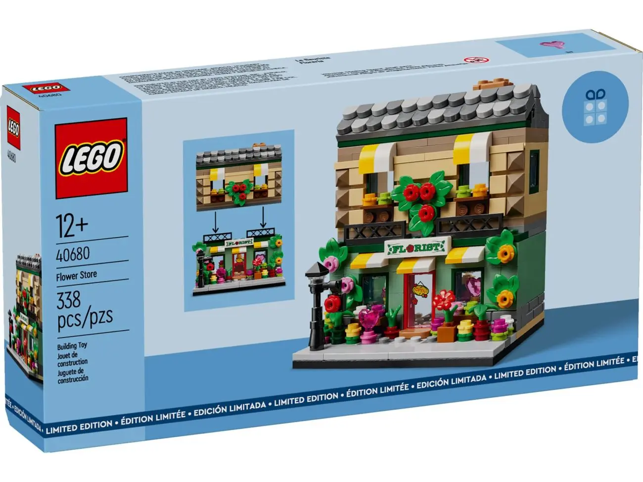 LEGO 40680 Flower Store GWP Officially Revealed 1st March 2024