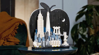 LEGO Architecture 21066 New York City The Big Apple officially revealed for June 2026, featuring a vertical skyline display with iconic landmarks