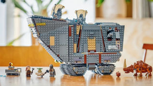 Official reveal of LEGO Star Wars 75453 Offworld Sandcrawler and Mudhorn, releasing August 2026
