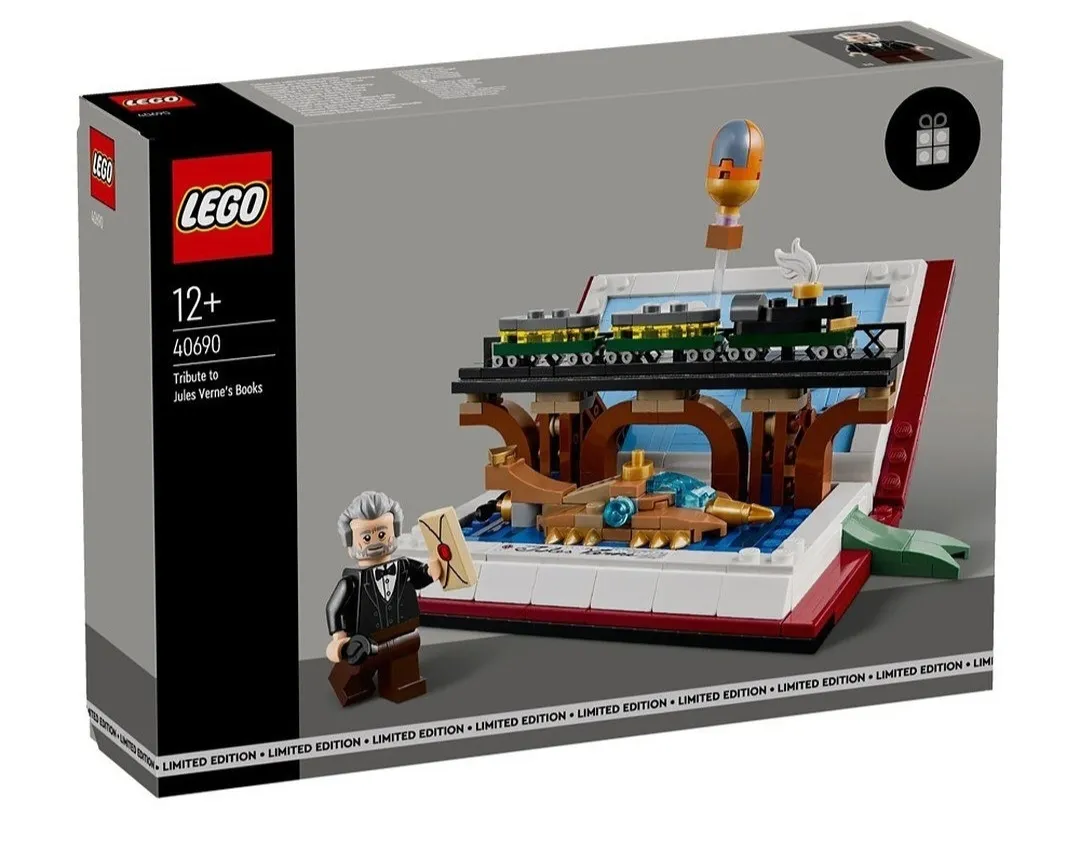 LEGO 40690 Tribute To Jules Verne s Books GWP Officially Revealed 21st June 2024