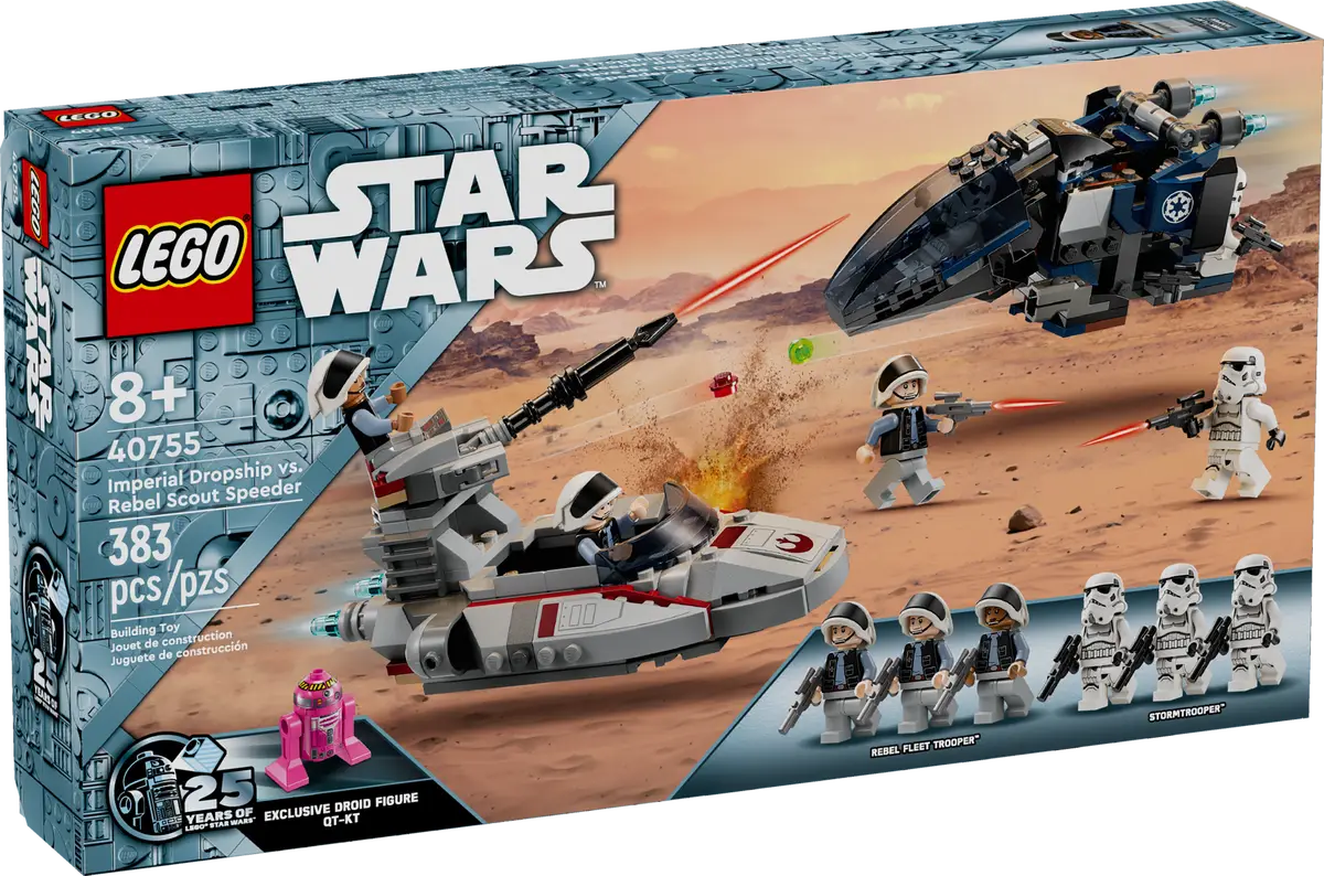 LEGO Star Wars 40755 Imperial Dropship vs. Rebel Scout Speeder Officially Revealed October 2024