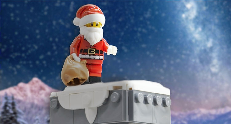 Lego Christmas Ornament Santa Claus Santa Holiday Christmas