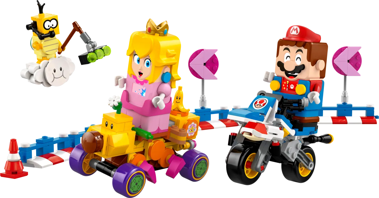 LEGO Super Mario Kart January 2025 Sets Officially Revealed Yoshi Bike, Donkey Kong, Toad
