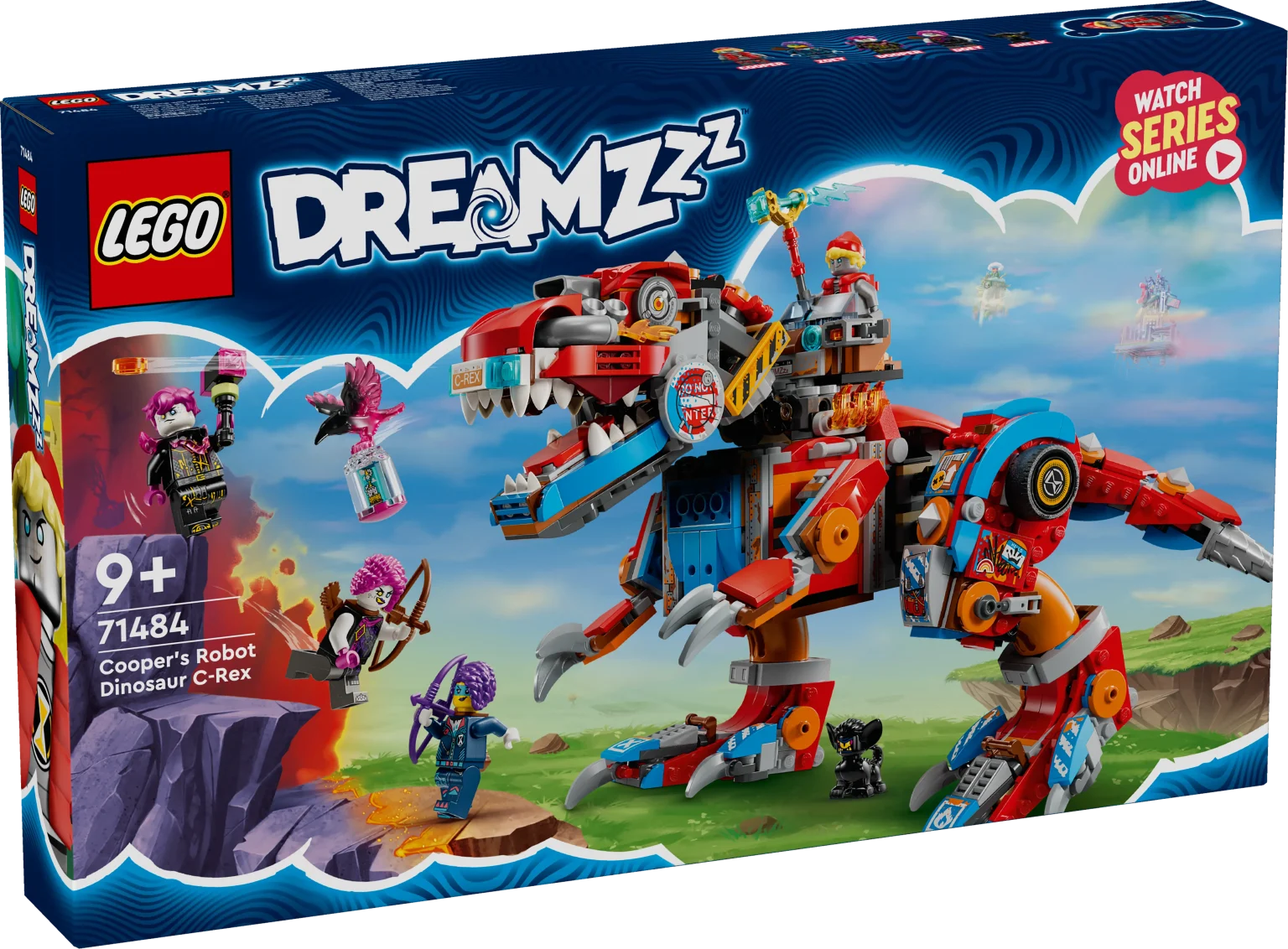 LEGO DREAMZzz 71484 Cooper's Robot Dinosaur C-Rex Officially