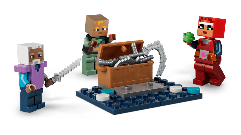 LEGO Minecraft 21591 The Twisted Warden Battle Officially Revealed ...
