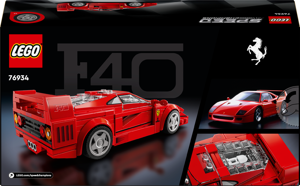 LEGO Speed Champions 76934 Ferrari F40 Officially Revealed August 2024