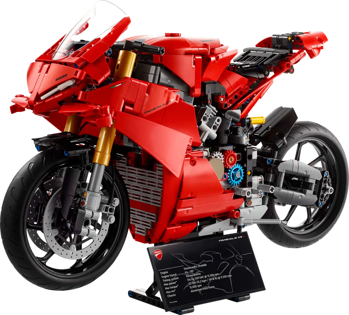 Kit Luci LED YEABRICKS Per Modello Tecnic Ducati Panigale V4 S (42202) - Illumina La Tua Costruzione, Esclusivo Set Luci, Istruzioni Incluse