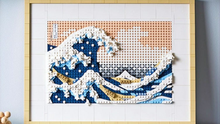 ウィンブレ展 硯秀平 LEGO Art 31208 Hokusai - The Great Wave Officially Revealed