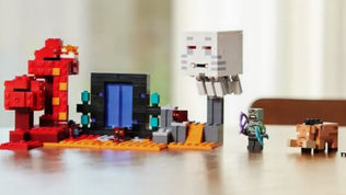 LEGO Minecraft 21255 The Nether Portal Ambush Officially Revealed | January 2024