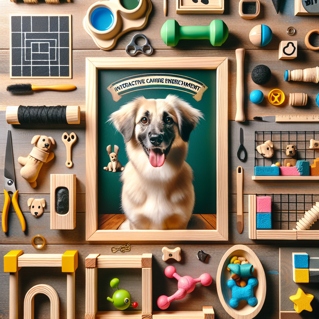 Dog navigating through an obstacle course