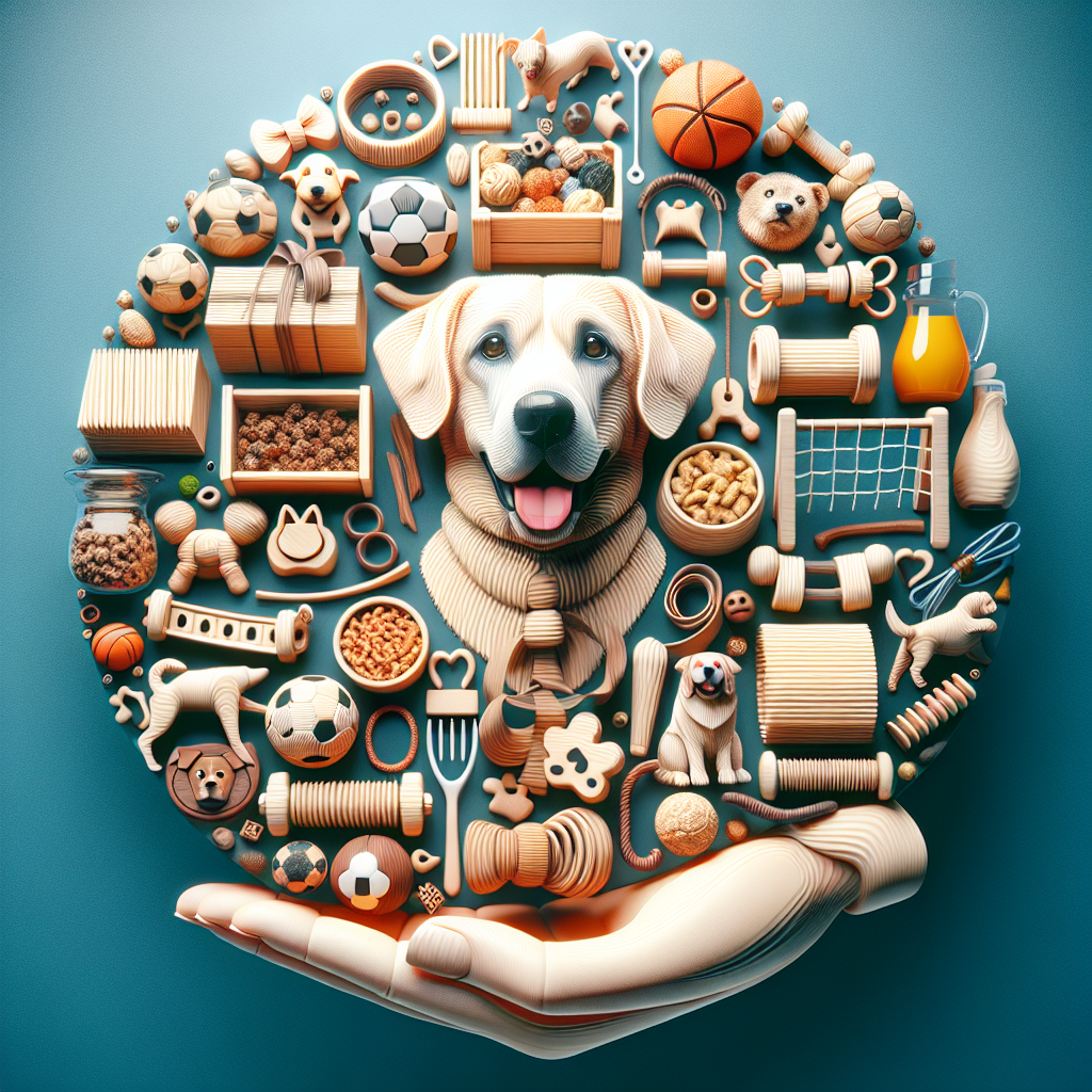 Dog playing with puzzle toy
