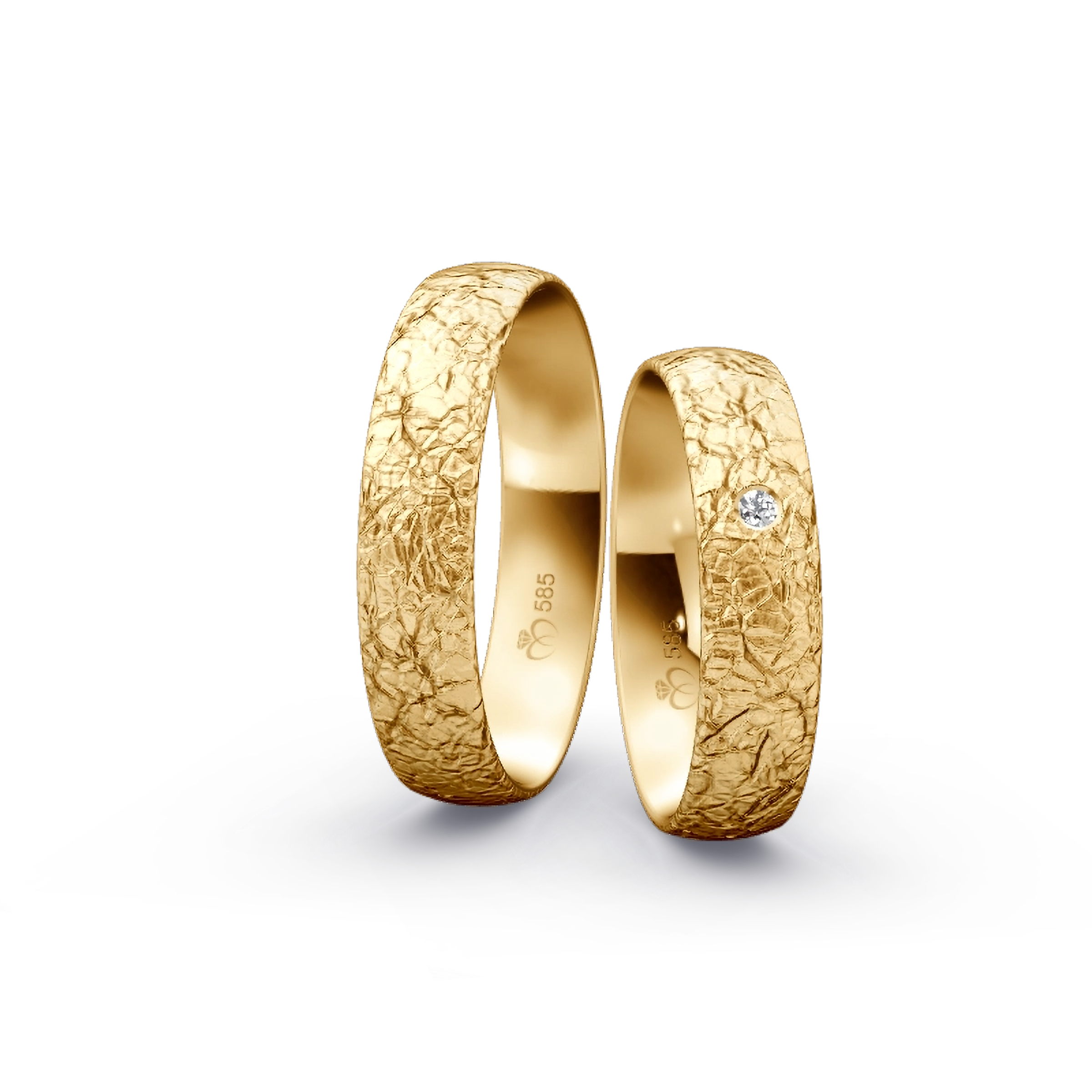Trauringe TL7726 - Sattgelb-Gold