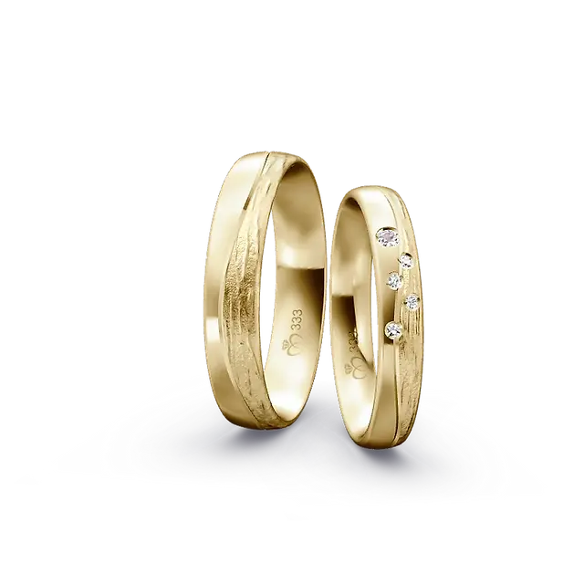 Eheringe aus Gelbgold