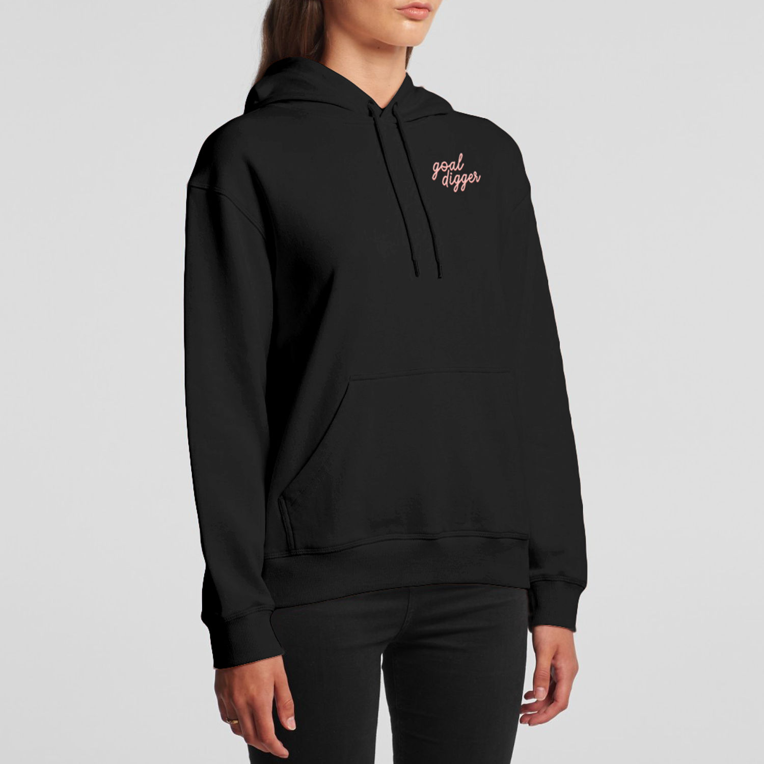 Goal Digger Hoodie - Black