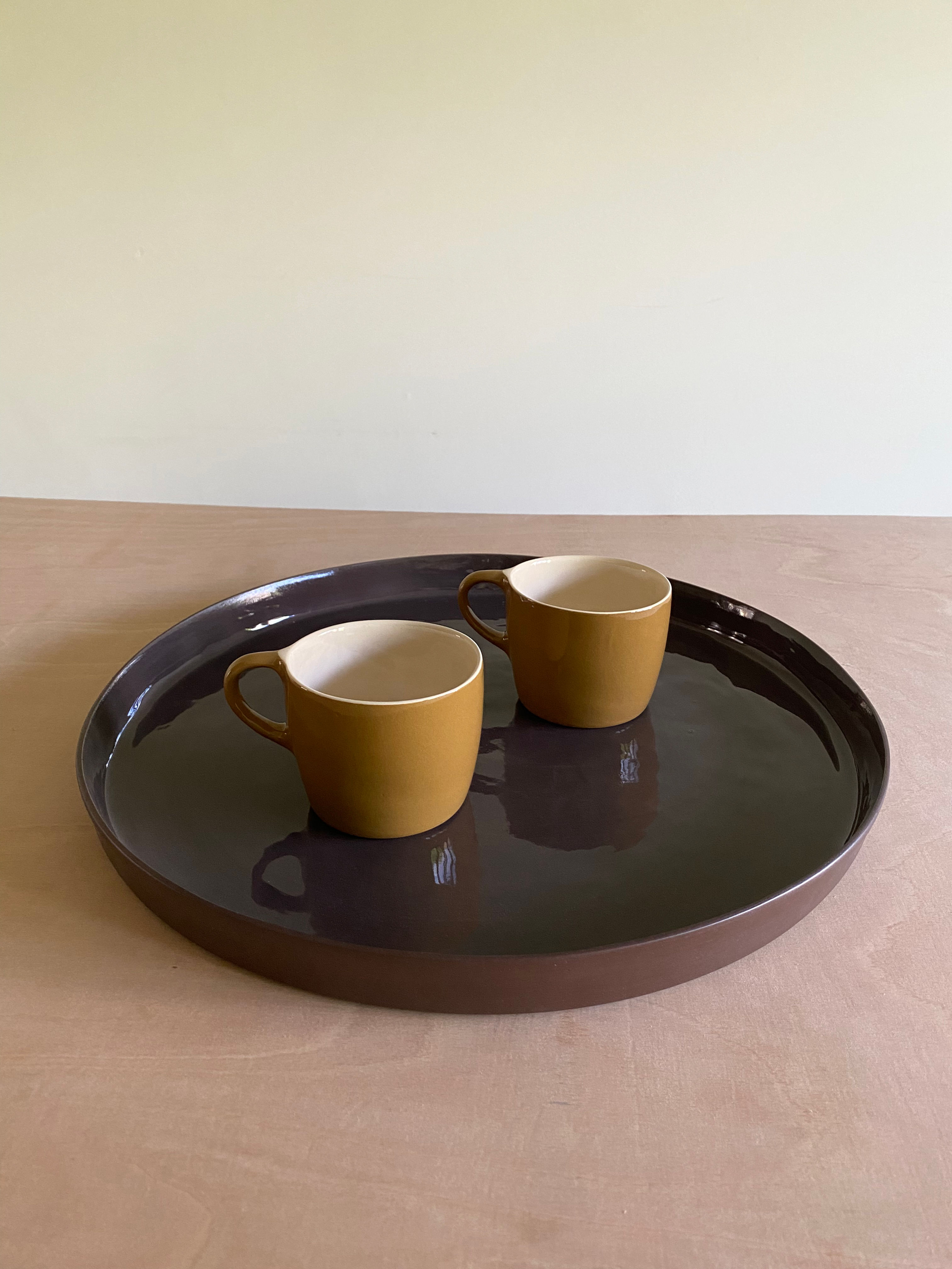 Brickett Davda Earthenware Mug, Mustard