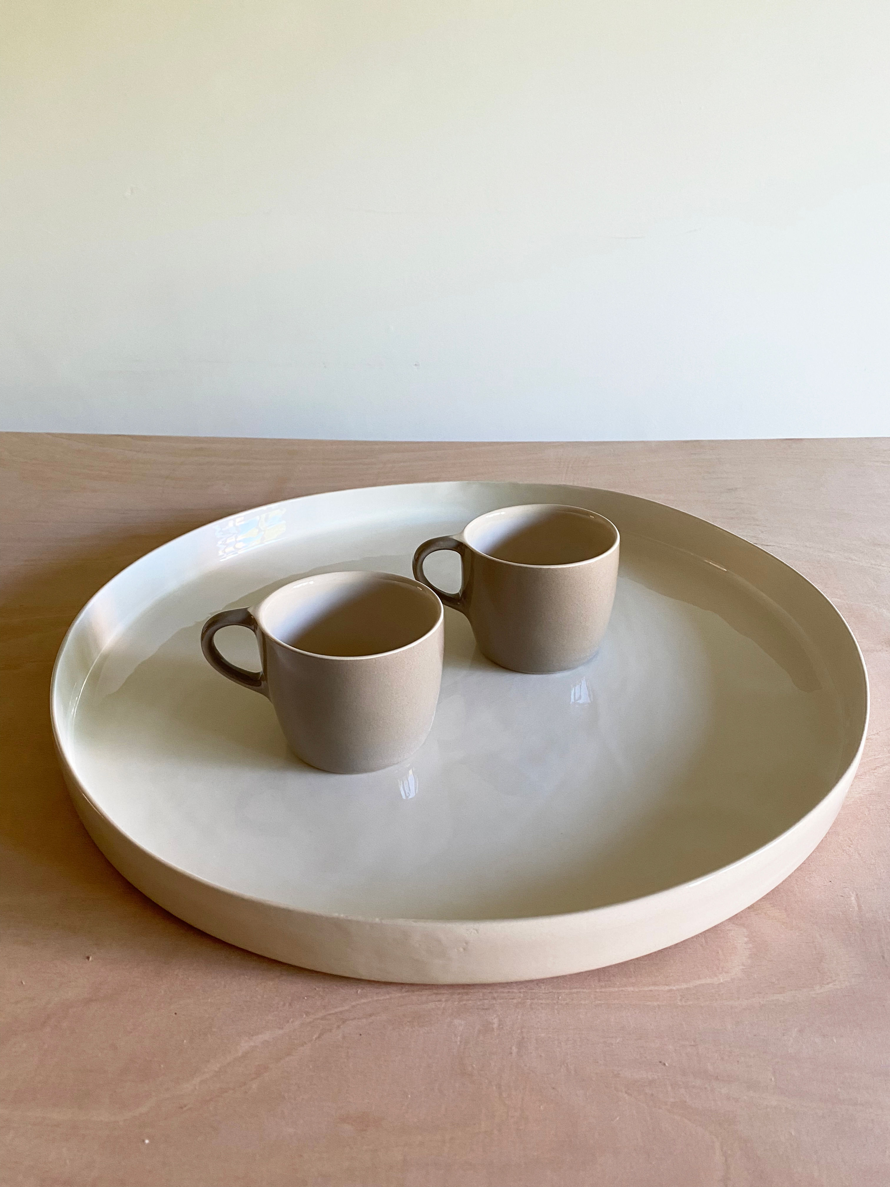 Brickett Davda Earthenware Mug, Oat