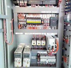 Ergonomic auxiliary console panel for 24/7 control room operation, integrated with HMI and emergency controls.