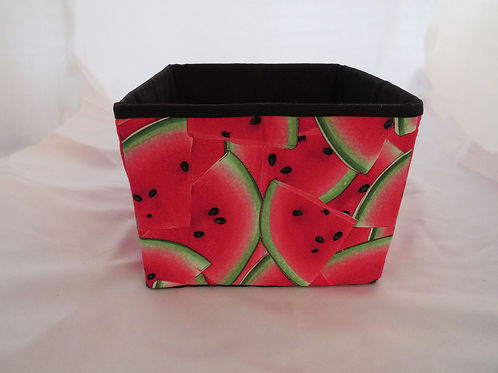 Watermelon
Foldable fabric box
with pockets
8x8