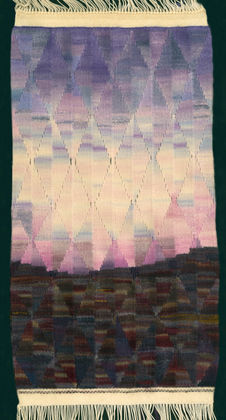 Hill Sunrise, Tapestry weaving