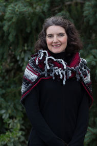 Rock'n Roller Crochet "Rain Catcher". Shawl protects you when the rains come.