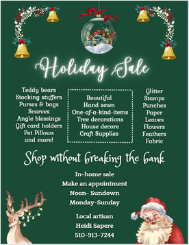 Holiday Sale created in Canva