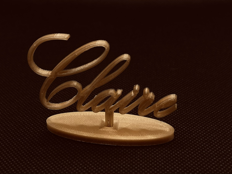 Miniature : Porte Nom / Marque place / Mariage / Baptême / Anniversaire …