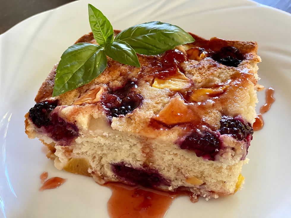Peach and Berry Cake