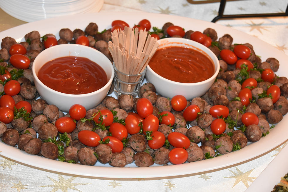Arranged Food and Objects