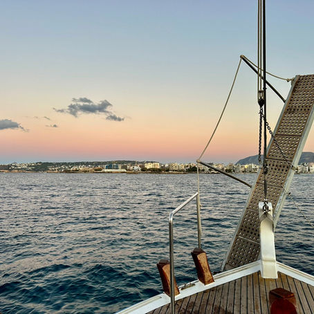 Chania at sunset
