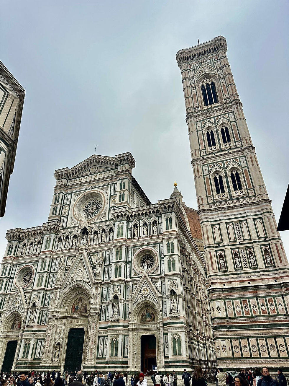 The cathedral from ground level