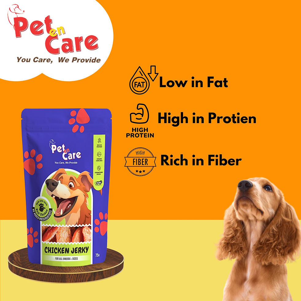 Thumbnail: Chicken Jerky Dog Treats, 75gm | Protein Rich | Vitamin Enriched