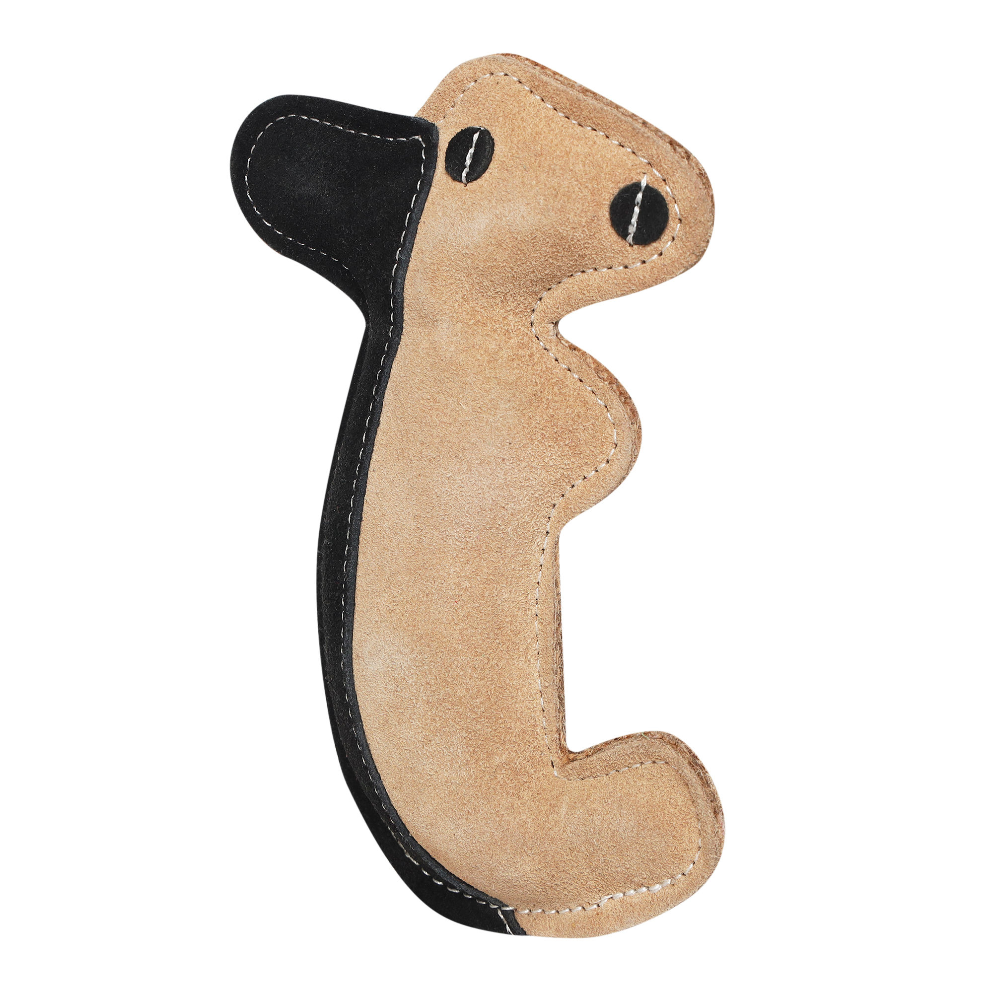 Leather Squirrel Dog Toy | Durable Chew, Fetch & Training Toy for Small, Medium