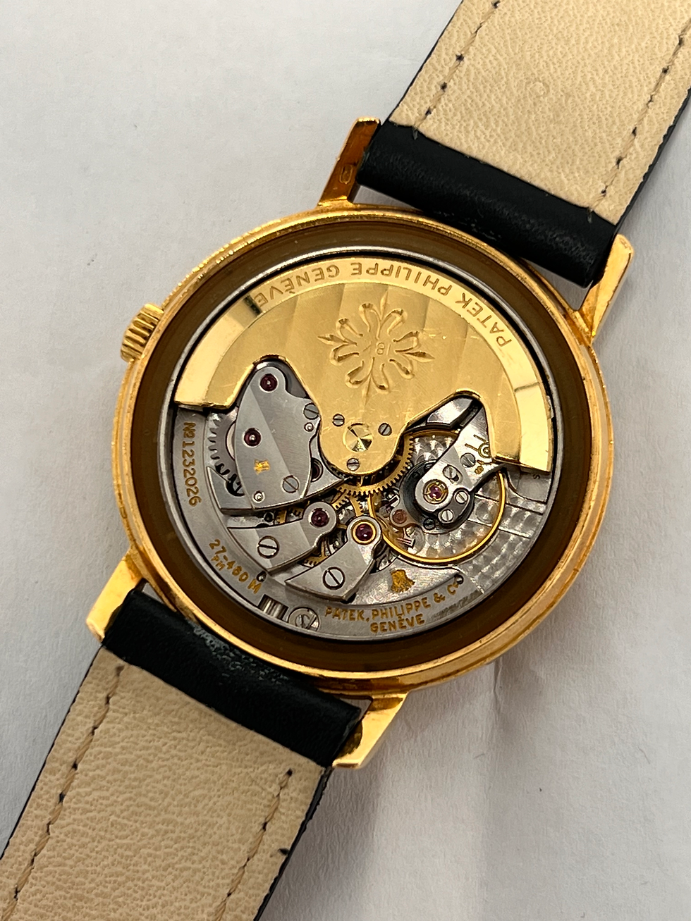 Thumbnail: Patek Philippe Calatrava ref 3445 Vintage Automatic 18Kt YellowGold Dress Watch 
