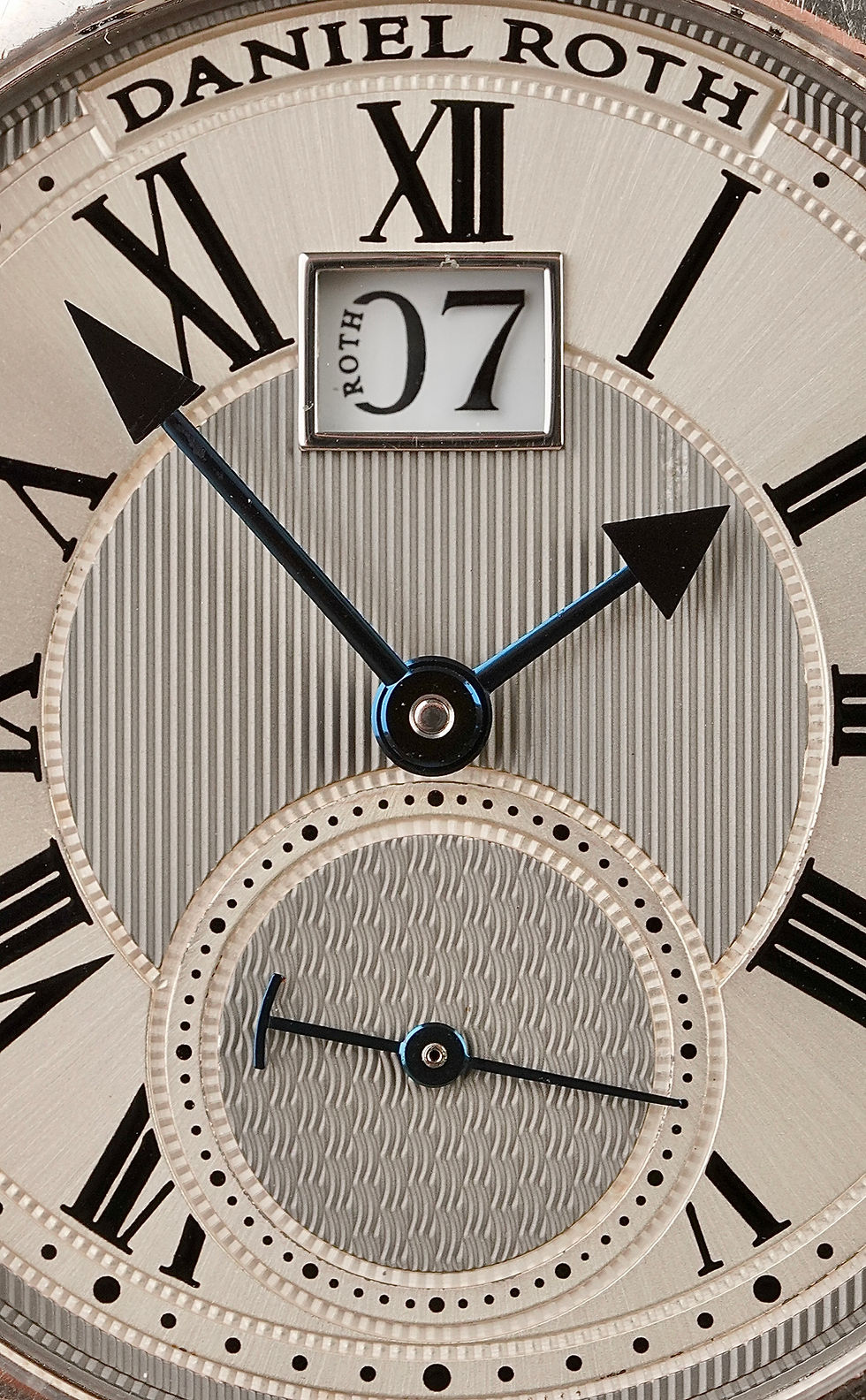 Thumbnail: Daniel Roth Datomax ref 208.X.60 Ellipsocurvex 18Kt White Gold Case Pre Bulgari 