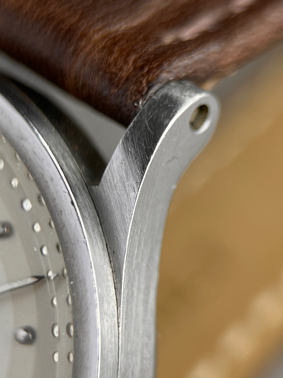 Thumbnail: Patek Philippe Calatrava ref 96 Steel Case Rare Long Writing Dial Roman Layout
