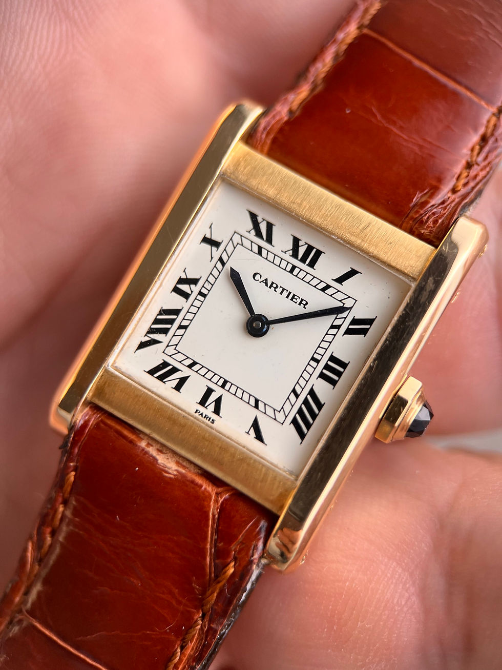 Thumbnail: Cartier Paris Tank Normale 70s Vintage Roma