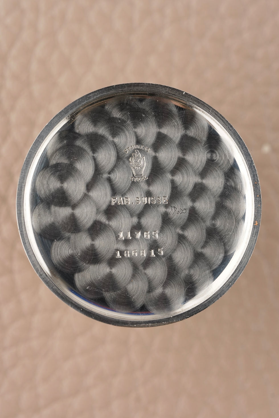Thumbnail: Movado Cronoplan Vintage Watch ref 11765 Steel Case NOS Condition 