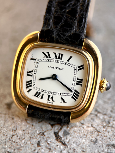 Cartier Paris Gondole Vintage Ref 78085 Manual Wind 18kt