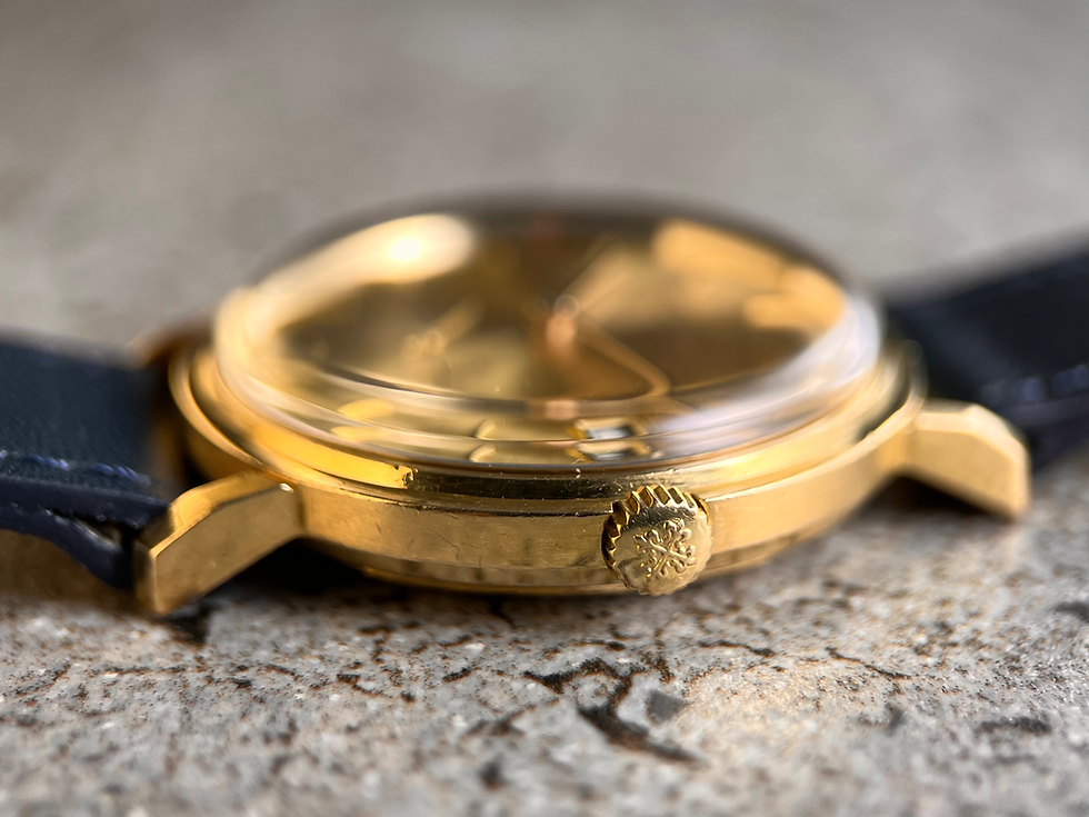 Thumbnail: Patek Philippe Calatrava ref 3445 Vintage Automatic 18Kt YellowGold Dress Watch 