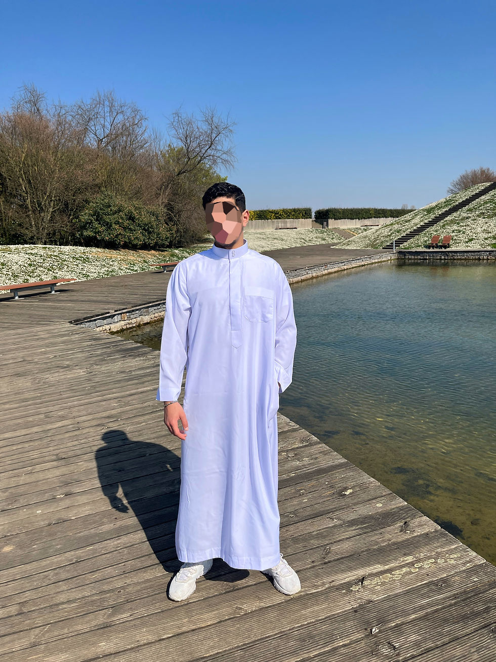 Miniature : Qamis avec col