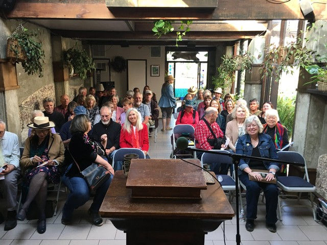 Audience at the SLO Poetry Festival