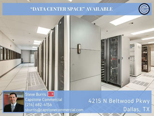 Need Data Center Space?  We have it in N. Dallas.