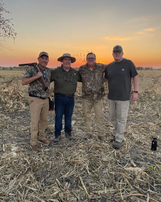 Great time yesterday at the dove hunt.  Special thanks to Fidelity National Title for the invitation