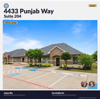 LEASED - 4433 Punjab Way, Ste. 204, Frisco, TX