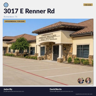FOR LEASE | 3017 E Renner Rd, Richardson, TX